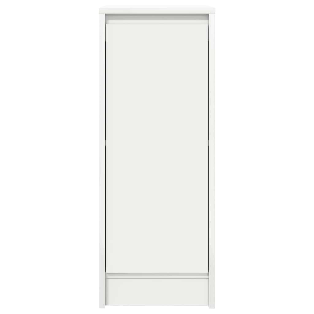 Sideboard White 29.5x34x76 cm Engineered Wood